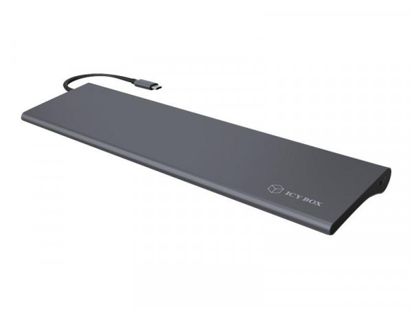 Multi Dockingstation IcyBox USB-C -> HDMI/DP/USB3.0/LAN/FL