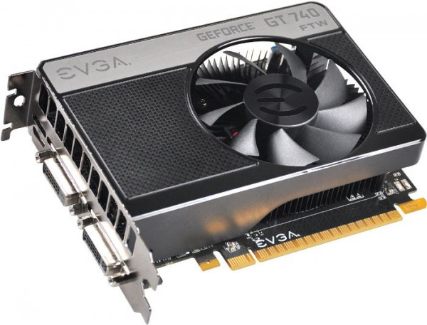 EVGA GT 740 FTW 1GB DDR5,PCI-E,DVI,miniHDMI
