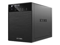 Gehäuse IcyBox USB 3.0/eSata 4x3,5" SATA IB-3640SU3 JBOD (b)